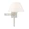 Livex Lighting Swing Arm Wall Lamps 1 Light Brushed Nickel Swing Arm Wall Lamp 40039-91 - alternate 3