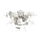 Livex Lighting Circulo 4 Light Polished Chrome Ceiling Mount 40070-05 - alternate 1