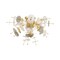 Livex Lighting Circulo 4 Light Satin Brass Ceiling Mount 40070-12 - alternate 1
