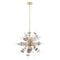 Livex Lighting Circulo 6 Light Satin Brass Pendant Chandelier 40074-12 - alternate 2
