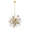 Livex Lighting Circulo 6 Light Satin Brass Pendant Chandelier 40074-12 - alternate 4