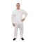 International Enviroguard Disposable Coveralls, Collared Coverall, 4XL, Laminated Nonwoven, Elastic Wrist, Open Ankle, White 4012-4XL - alternate 1