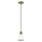 Livex Lighting Middlebush 1 Light Antique Brass Mini Pe 40210-01 - alternate 1