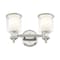 Livex Lighting Middlebush 2 Light Polished Nickel Bath 40212-35 - alternate 6