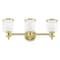 Livex Lighting Middlebush 3 Light Polished Brass Bath Vanity 40213-02 - alternate 2