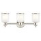 Livex Lighting Middlebush 3 Light Polished Nickel Bath Vanity 40213-35 - alternate 1