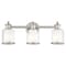 Livex Lighting Middlebush 3 Light Brushed Nickel Bath Vanity 40213-91 - alternate 1