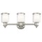 Livex Lighting Middlebush 3 Light Brushed Nickel Bath Vanity 40213-91 - alternate 5