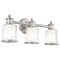 Livex Lighting Middlebush 3 Light Brushed Nickel Bath Vanity 40213-91 - alternate 2