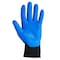 Kleenguard Coated Gloves, Nitrile, Crinkled, Palm, 3 Abrasion Level, Blue/Black, 2XL (11) 1 PR 40229 - alternate 3