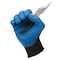 Kleenguard Coated Gloves, Nitrile, Crinkled, Palm, 3 Abrasion Level, Blue/Black, 2XL (11) 1 PR 40229 - alternate 2