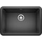Blanco Ikon Silgranit 27" Apron-Front Farmhouse Kitchen Sink - Anthracite 402311 - alternate 1