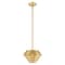 Livex Lighting Amsterdam 1 Light Satin Brass Mini Pendant 40401-12 - alternate 1
