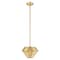 Livex Lighting Amsterdam 1 Light Satin Brass Mini Pendant 40401-12 - alternate 4
