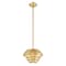 Livex Lighting Amsterdam 1 Light Satin Brass Mini Pendant 40401-12 - alternate 6
