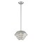Livex Lighting Amsterdam 1 Light Brushed Nickel Mini Pendant 40401-91 - alternate 2