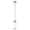 Livex Lighting Hillcrest 1 Light Brushed Nickel Mini Pendant 40470-91 - alternate 5