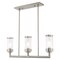 Livex Lighting Hillcrest 3 Light Brushed Nickel Linear Chandelier 40473-91 - alternate 7