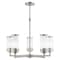 Livex Lighting Hillcrest 5 Light Brushed Nickel Chandelier 40475-91 - alternate 4