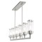 Livex Lighting Hillcrest 6 Light Brushed Nickel Linear 40476-91 - alternate 9