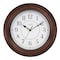 La Crosse Technology Silent Movement Wall Clock, 12" 404-2630W - alternate 1