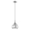 Livex Lighting Art Glass Mini Pendants 1 Light Brushed Nickel Mini Pendant 40645-91 - alternate 1