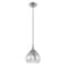 Livex Lighting Art Glass Mini Pendants 1 Light Brushed Nickel Mini Pendant 40645-91 - alternate 3