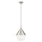 Livex Lighting Stockholm 1 Light Brushed Nickel Mini Pendant 40684-91 - alternate 6
