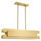 Livex Lighting Varick 4 Light Satin Brass Linear Chandelier 40694-12 - alternate 7