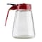 Tablecraft Glass Syrup Dispenser, Red, 6 oz, PK12 406RE - alternate 4