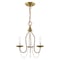 Livex Lighting Alessia 3 Light Antique Brass Mini Chandelier 40793-01 - alternate 1