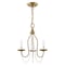 Livex Lighting Alessia 3 Light Antique Brass Mini Chandelier 40793-01 - alternate 3