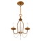 Livex Lighting Alessia 3 Light Antique Gold Leaf Mini Chandelier 40793-48 - alternate 5