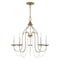 Livex Lighting Alessia 5 Light Antique Brass Chandelier 40795-01 - alternate 1
