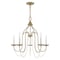 Livex Lighting Alessia 5 Light Antique Brass Chandelier 40795-01 - alternate 4