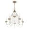 Livex Lighting Alessia 5 Light Antique Brass Chandelier 40795-01 - alternate 3