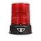 Edwards Signaling Warning Light, Red, LED, 12V DC, 24V AC/DC, 65, 85, 120, 460, 480, 750, 1,000 FPM, 6 1/2 in Dia. 57PLEDMR24ADB - alternate 2