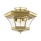 Livex Lighting Monterey 3 Light Polished Brass Ceiling 4083-02 - alternate 1