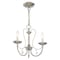 Livex Lighting Mirabella 3 Light Brushed Nickel Chandelier 40863-91 - alternate 3