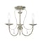 Livex Lighting Mirabella 3 Light Brushed Nickel Chandelier 40863-91 - alternate 5