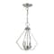 Livex Lighting Prism 2 Light Brushed Nickel Convertible Chandelier/Ceiling Mount 40922-91 - alternate 3
