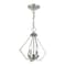 Livex Lighting Prism 2 Light Brushed Nickel Convertible Chandelier/Ceiling Mount 40922-91 - alternate 5