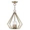 Livex Lighting Prism 3 Light Antique Brass Convertible Mini Chandelier/Ceiling Mount 40923-01 - alternate 1