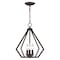 Livex Lighting Prism 3 Light Bronze Convertible Mini Chandelier/Ceiling Mount 40923-07 - alternate 3