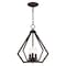 Livex Lighting Prism 3 Light Bronze Convertible Mini Chandelier/Ceiling Mount 40923-07 - alternate 7