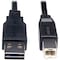 Tripp Lite Reversible USB Cable, Black, 3 ft. UR022-003 - alternate 2