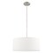 Livex Lighting Clark 1 Light Brushed Nickel Pendant Chandelier 41090-91 - alternate 2