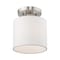 Livex Lighting Clark 1 Light Brushed Nickel Ceiling Mou 41094-91 - alternate 5