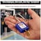 Master Lock Zenex Thermoplastic Safety Padlock, 1-1/2 in Wide with 1-1/2 in Shackle, Blue 410BLU - alternate 9