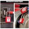 Master Lock Lockout Padlock, Keyed Different, Thermoplastic, Standard Body, Steel, Red 410RED - alternate 7